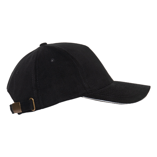 Бейсболка с кантом 5 клиньев, твил велюровый 280гр. плотности (арт. REX11K)