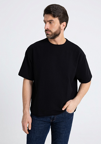 Футболка унисекс оврсайз со спандексом 260гр плотность (арт. REX41)