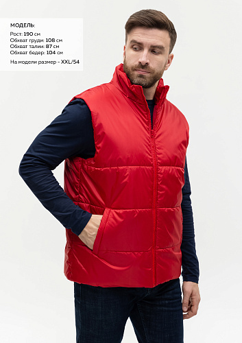 Жилет унисекс утепленный таффета 210T, 200гр. плотности (арт. REX84)