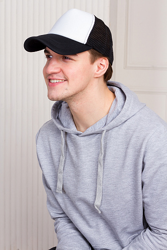 Бейсболка с сеткой полиэстер (арт. REX33)