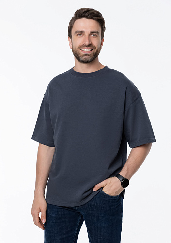 Футболка унисекс оверсайз 260гр плотность (арт. REX40)