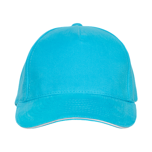 Бейсболка с кантом 5 клиньев, твил велюровый 280гр. плотности (арт. REX11K)